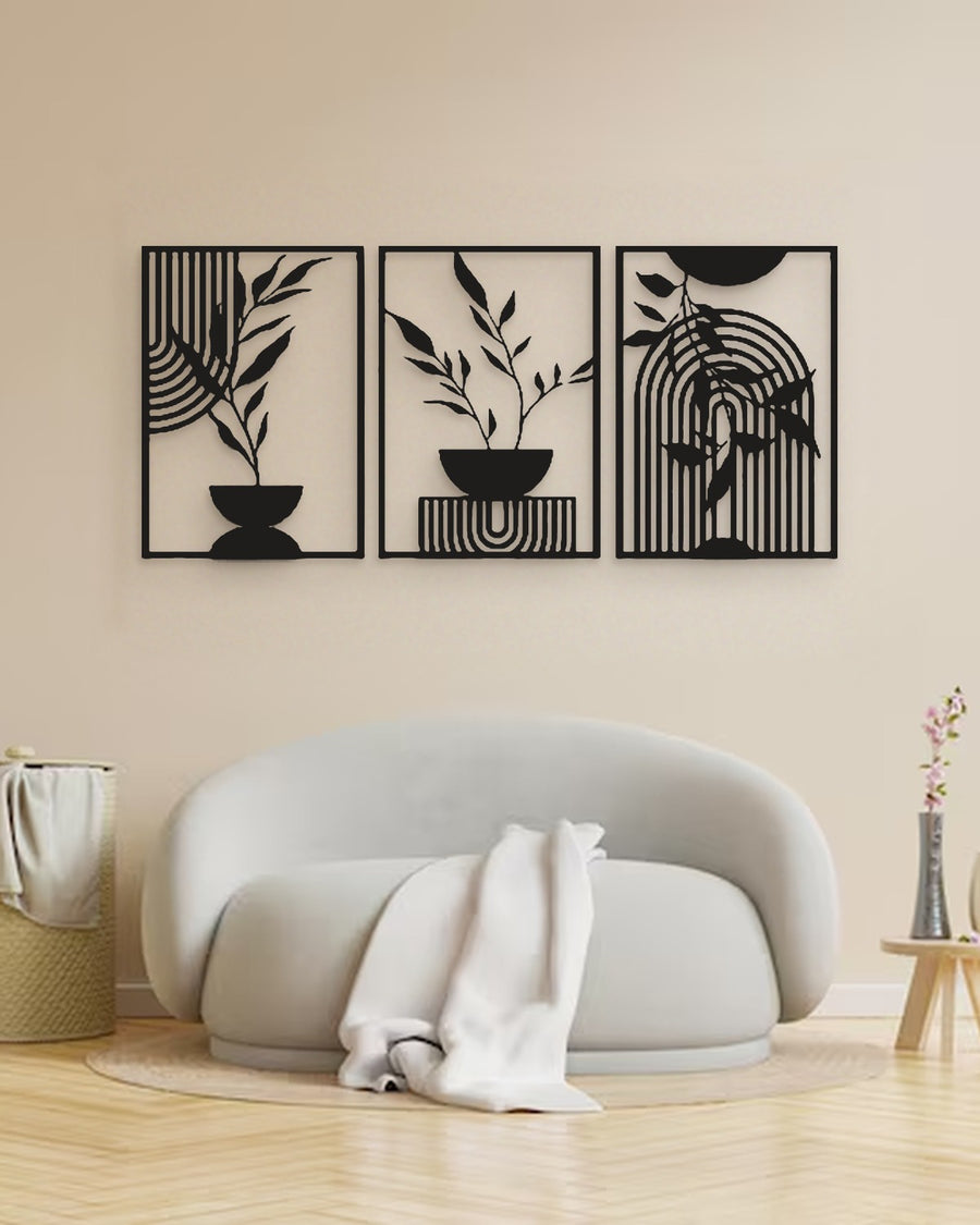 Minimalist Abstract Art Metal Wall Decor